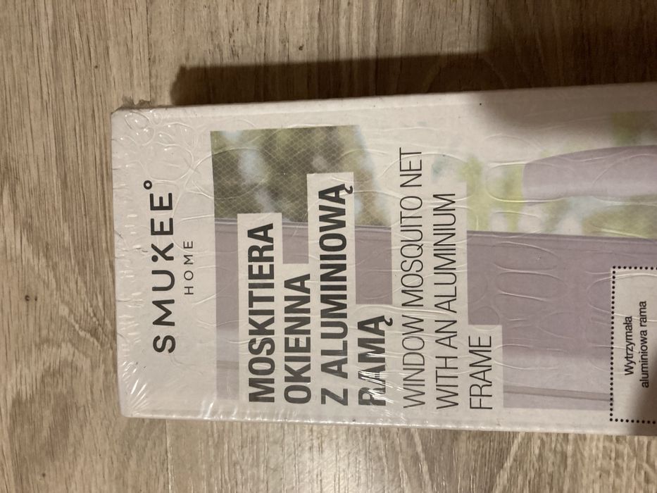 Moskitiera okienna z aluminiowa rama 100x120