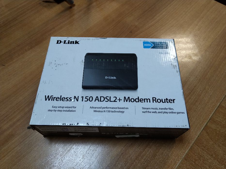Продам модем-роутер D-LINK Wireless N 150 ADSL2+