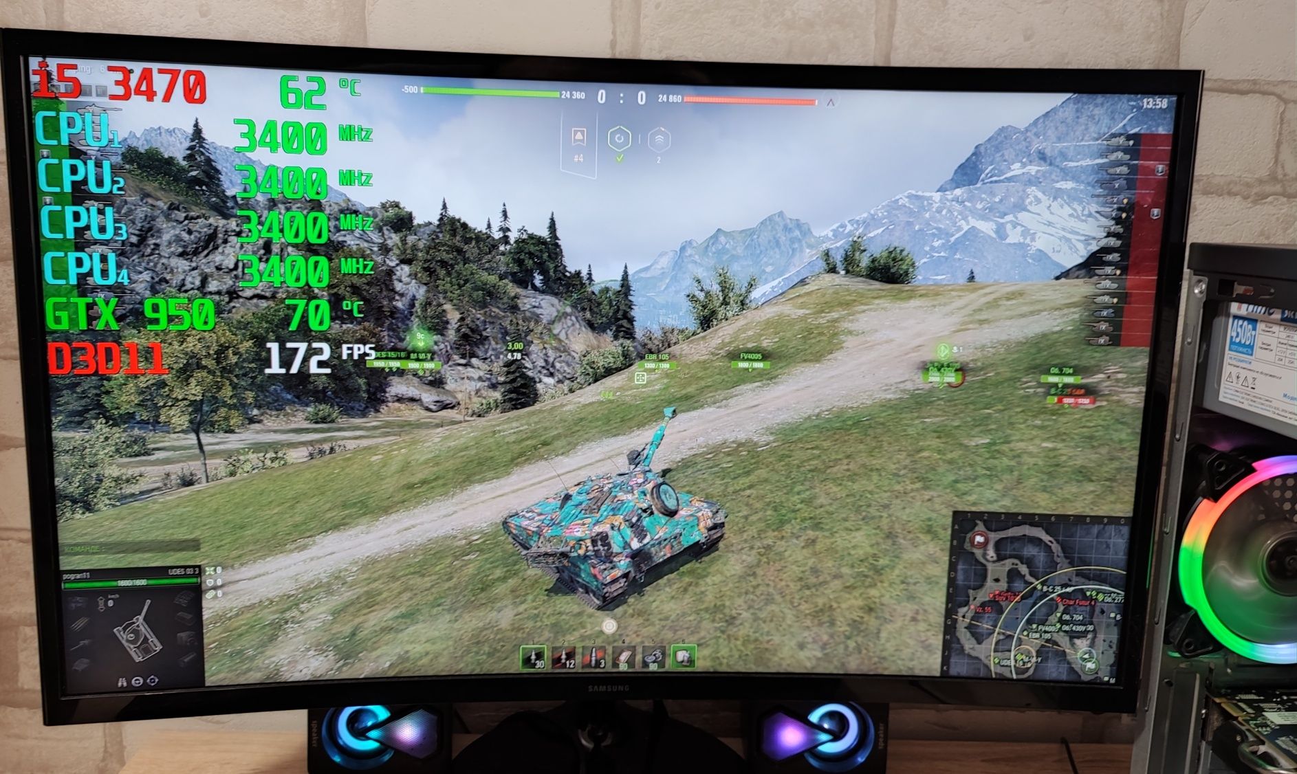 Игровой ПК i5 GTX 950 CS 2 GTA5 WOT fortnite RUST dota2