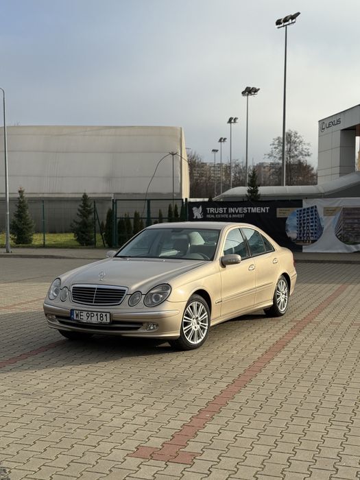 Mercedes w211 E-klass 2.7CDI AVANGARDE/Jasna skóra/Wentyle/4xgrzane
