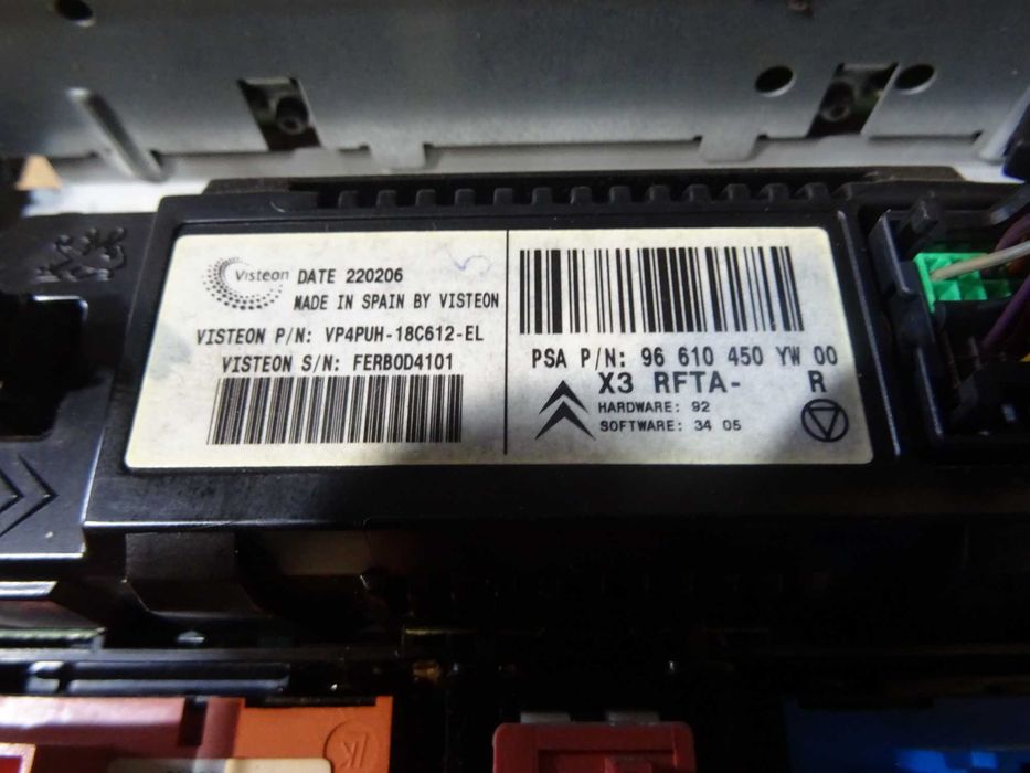 Panel Klimatyzacji Citroen C5 I Lift