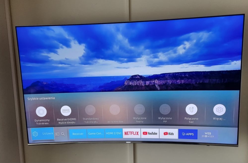 Flagowy Samsung 65" SUHD 120Hz HDR10 Tizen Bluetooth Dvbt2 Premium dow