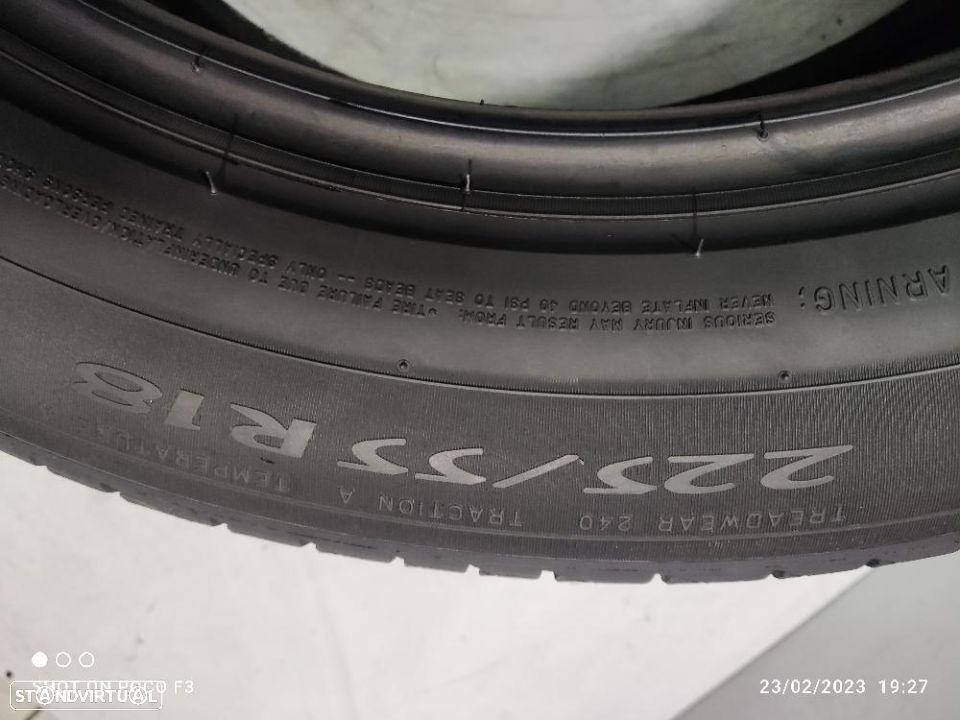 2 pneus semi novos 225-55r18 michelin - oferta dos portes