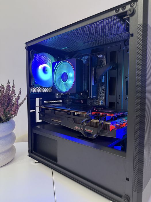 Super Komputer GAMINGOWY RX5700 XT | Ryzen 5 | Nvme | RGB ZAMIANA
