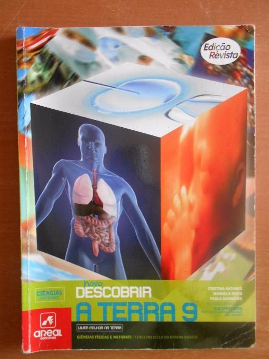 Manual de Ciências Naturais "Novo Descobrir A Terra 9" 9º ano