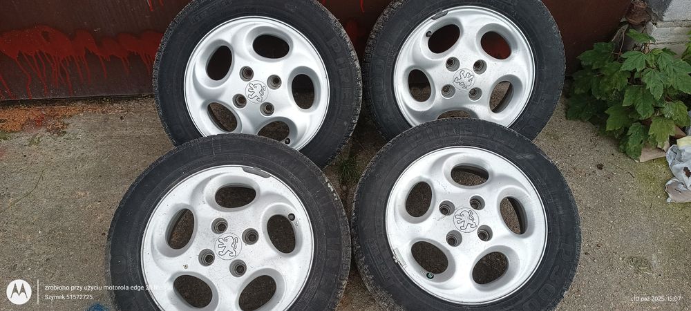 Komplet kół aluminiowych 4x108 r14 peugeot citroen