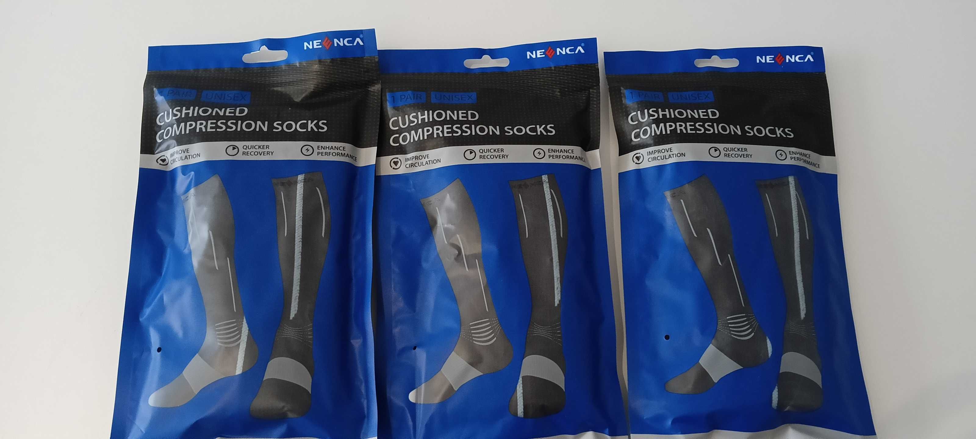 3 szt Skarpety uciskowe,  sportowe do regeneracji po urazach