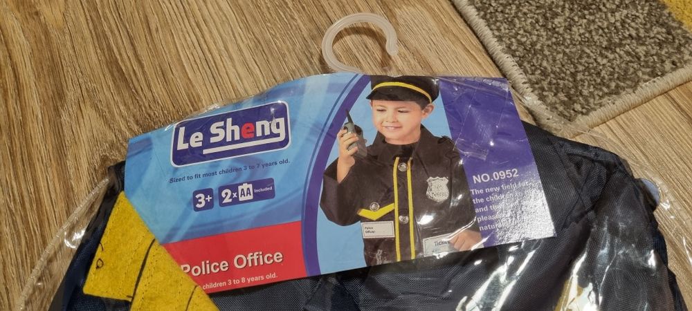 Strój policjanta dla dziecka 3+