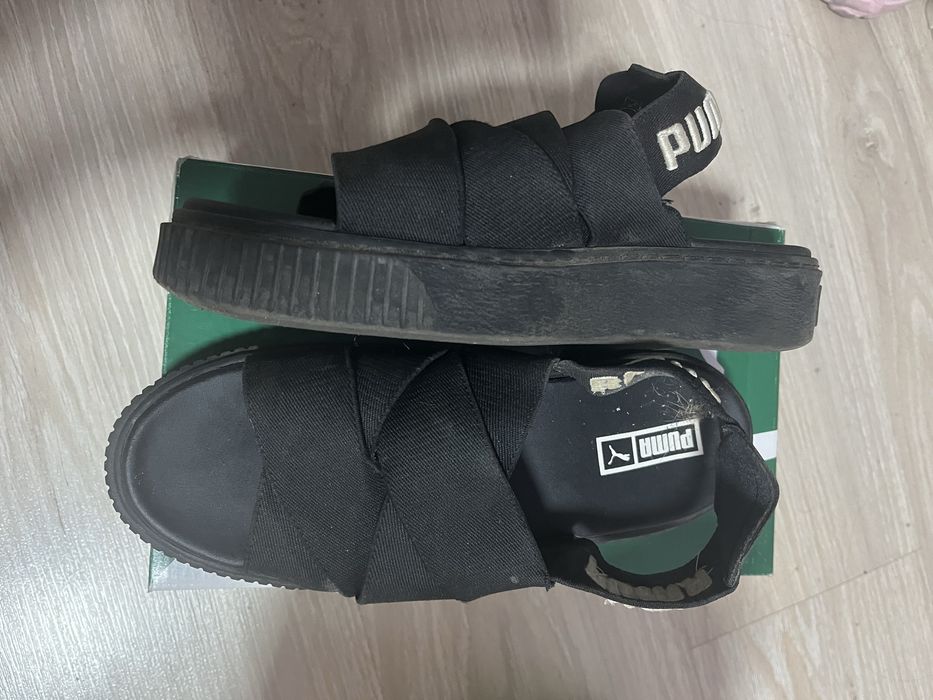 Чорні жіночі сандалі Puma