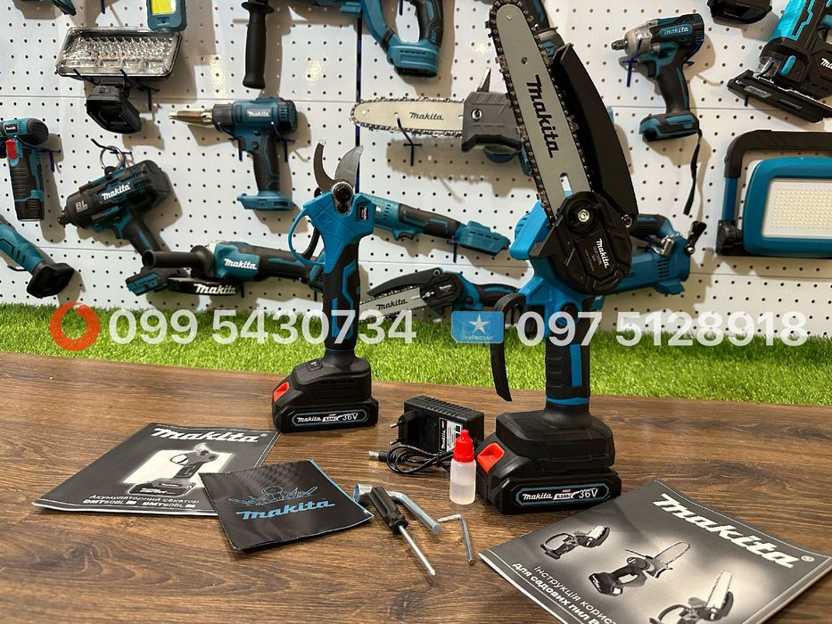 Набір акумуляторний Makita Сікатор DMT50 + Міні пилка DUC365 36V 6Ah