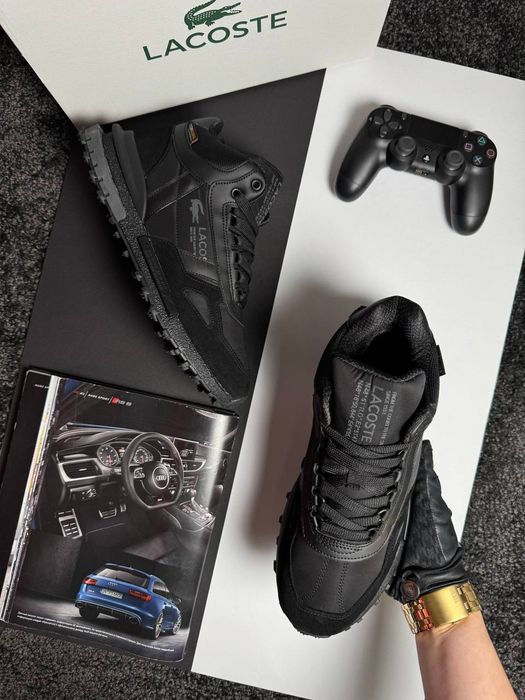 Кросівки чоловічі зимові Lacoste Elite Active High Fur 41-46р на хутрі