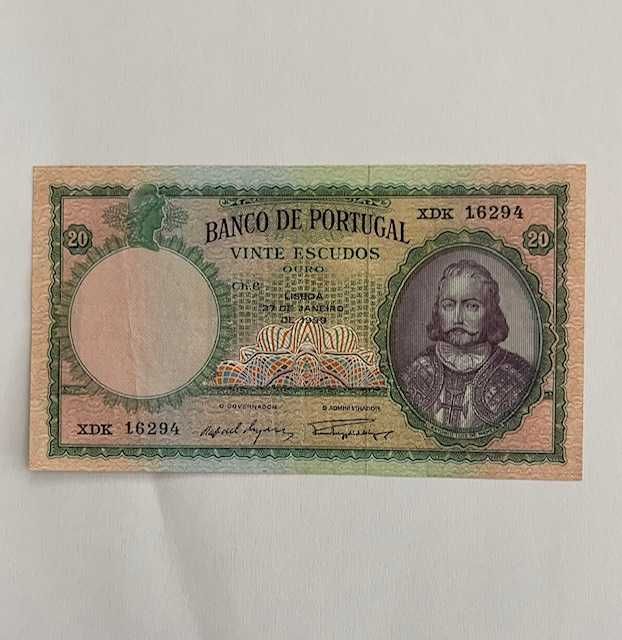 20 escudos 1959 Chapa 6 - Bela