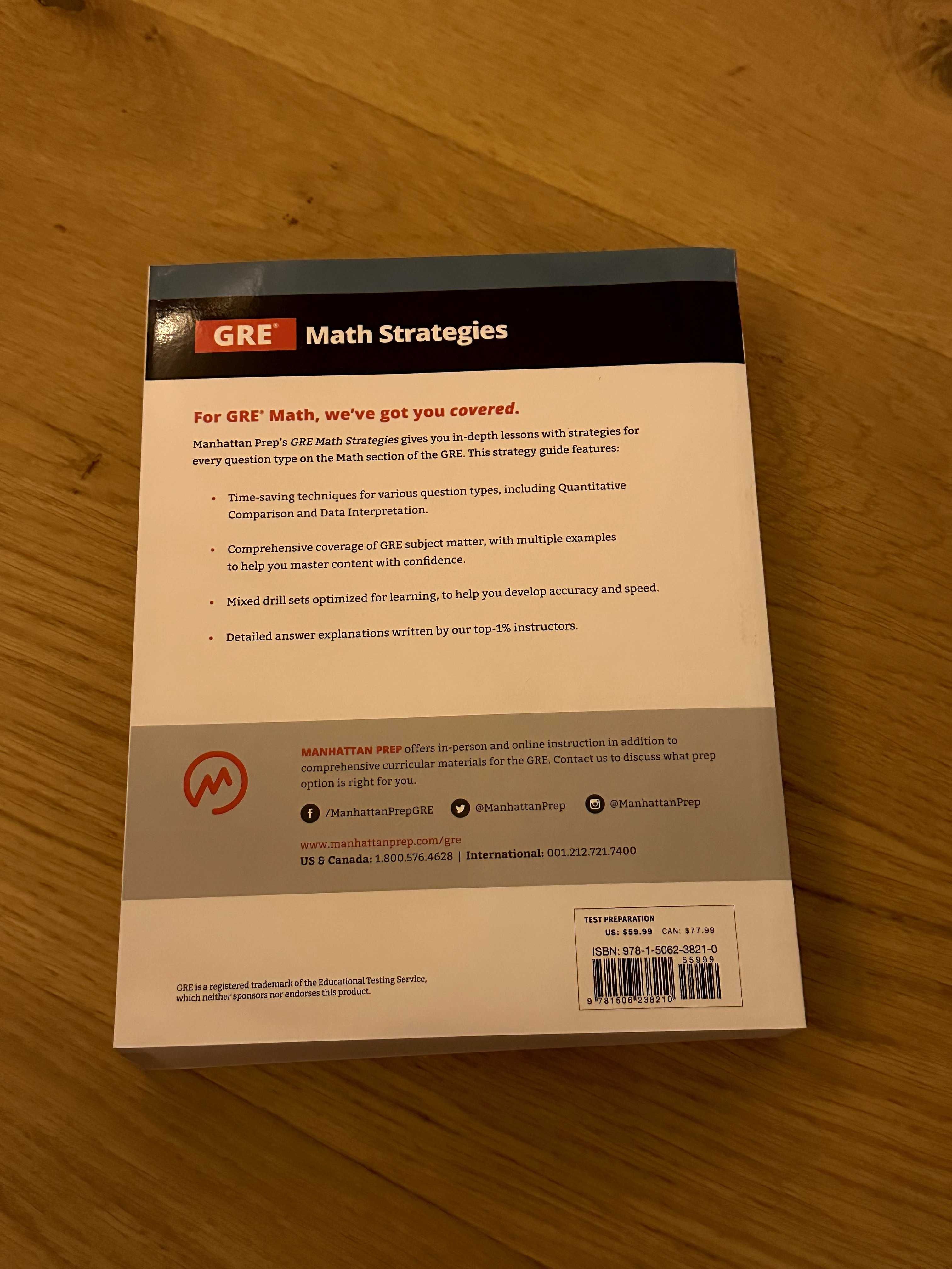 Manhattan prep - GRE Math strategies