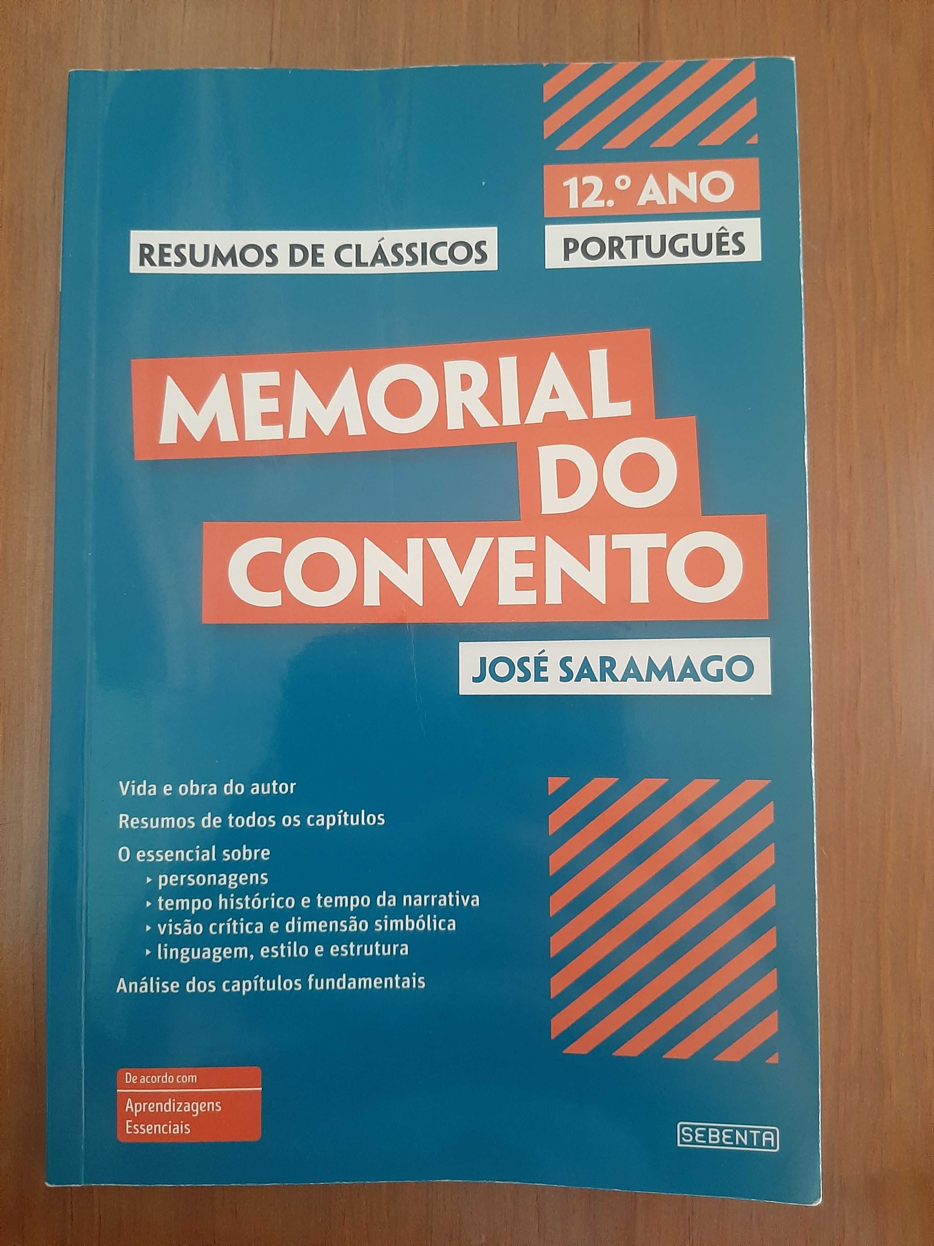 Livros de resumos "Os Maias" e "Memorial do Convento"