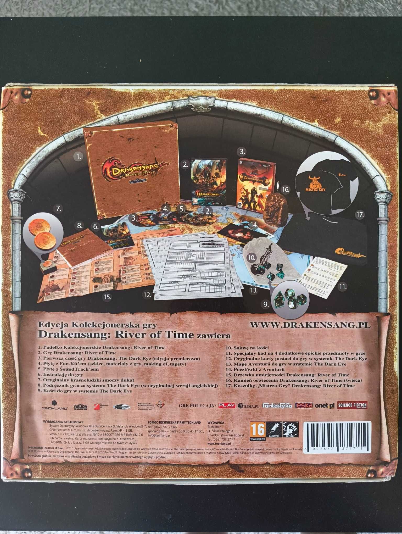 Drakensang: The River of Time Edycja Kolekcjonerska Techland Big Box