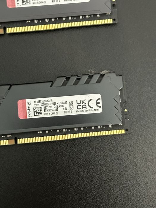 Kingston FURY 16GB (2x8GB) 2666MHz CL16 Beast Black