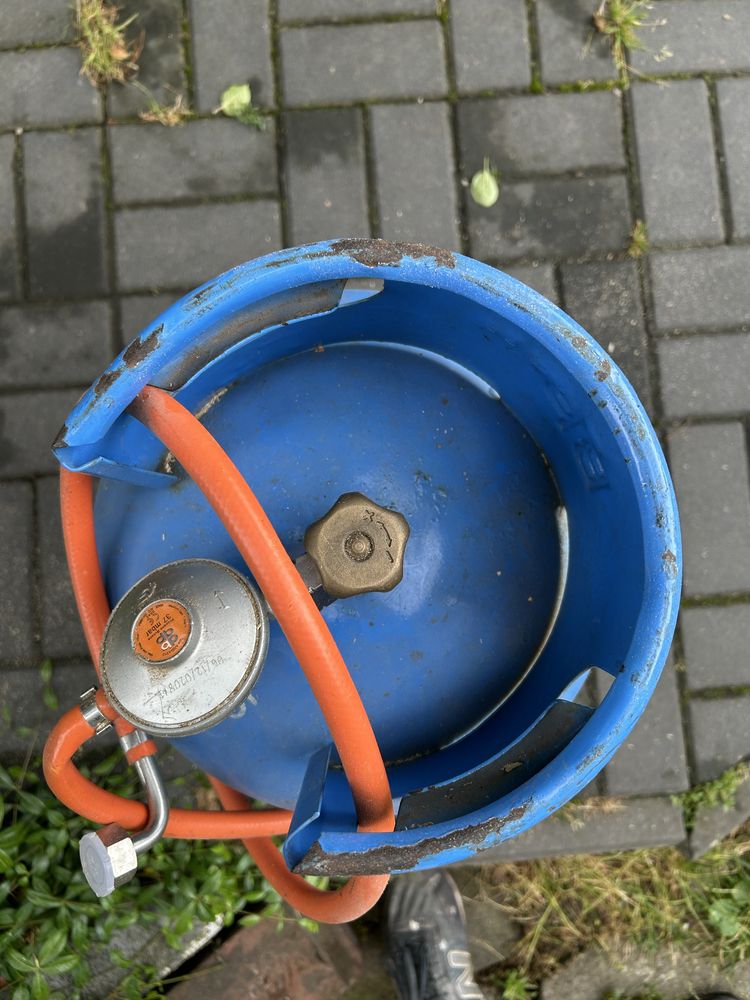 Pusta butla gazowa 11kg z wężykiem i zaworem