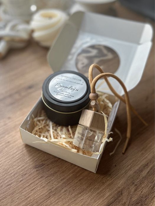 Свічка соєва ручної роботи