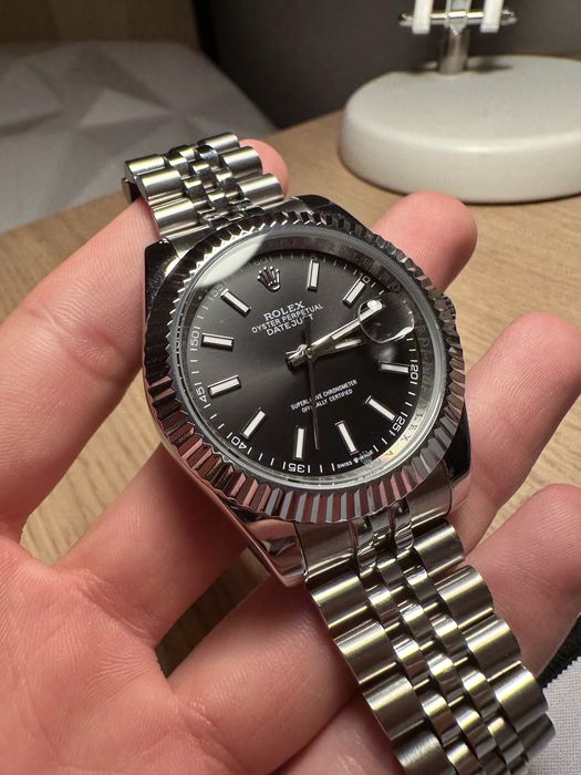 Rolex Datejust 41mm czarna tarcza jubilee PIĘKNY!