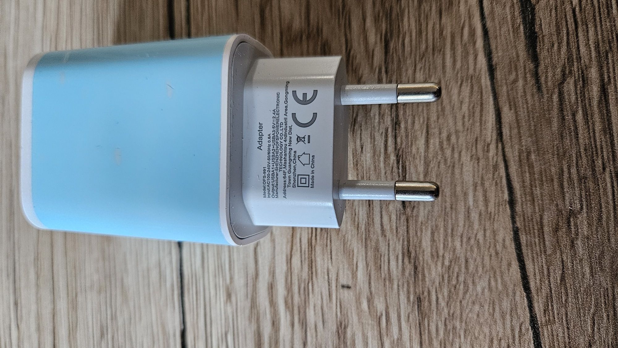 Nowa ładowarka sieciowa usb x 3