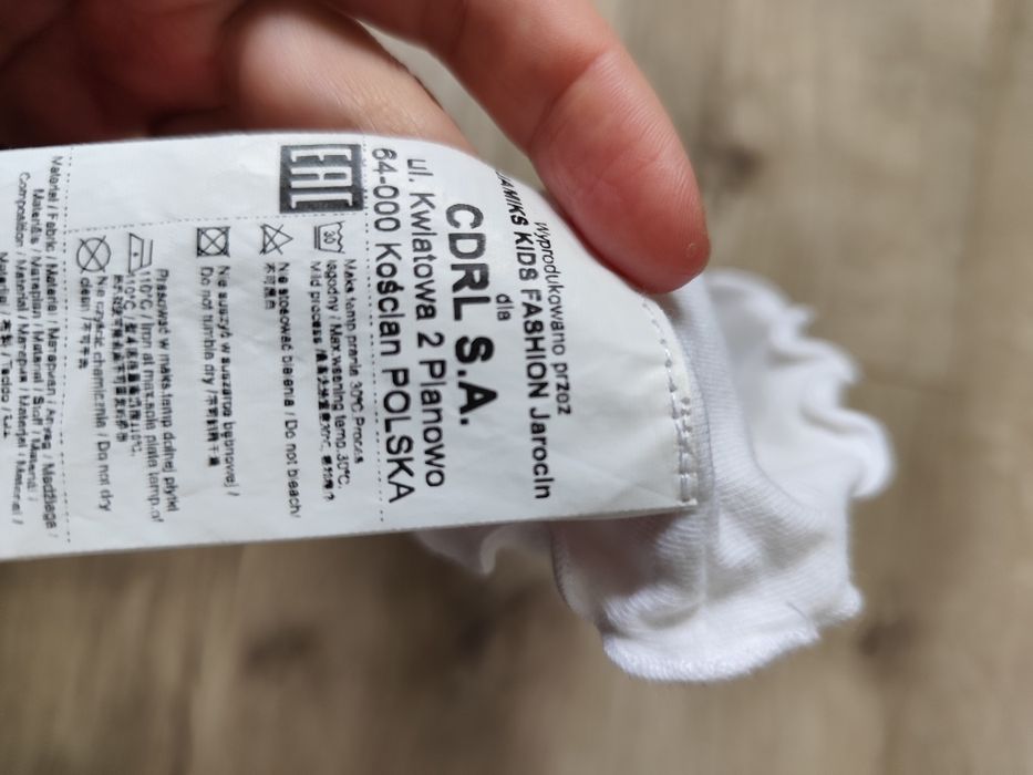 Biała opaska nieuzywana