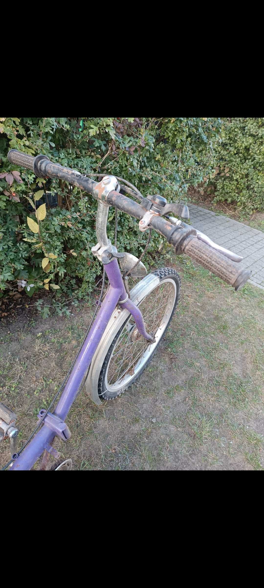 jubilat 2 rower PRL retro składak stary 24 cale przerzutki