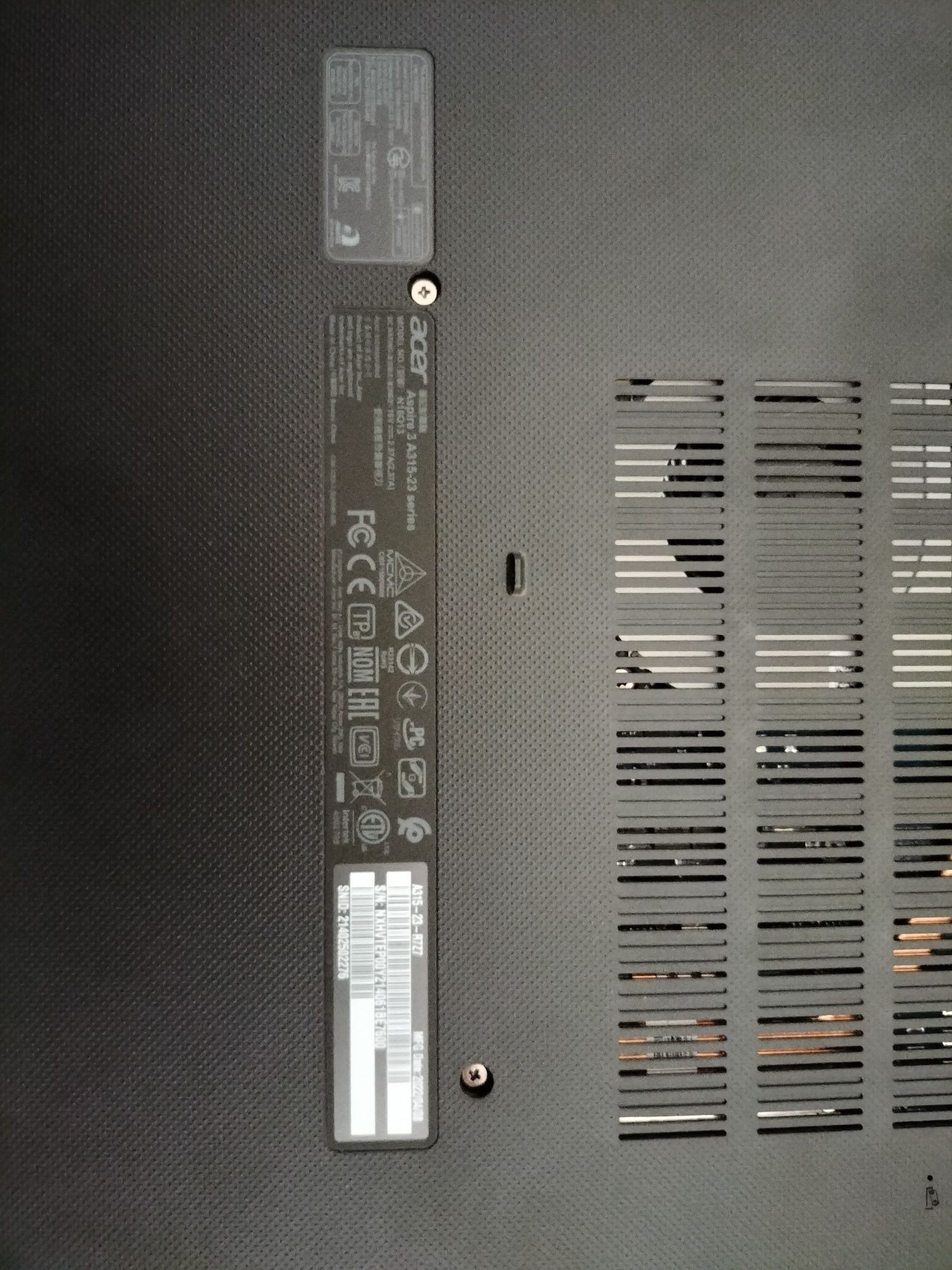 Laptop Acer A315-23