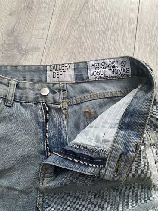 Джинси gallery dept drip flared jeans клеш джинси галери депт