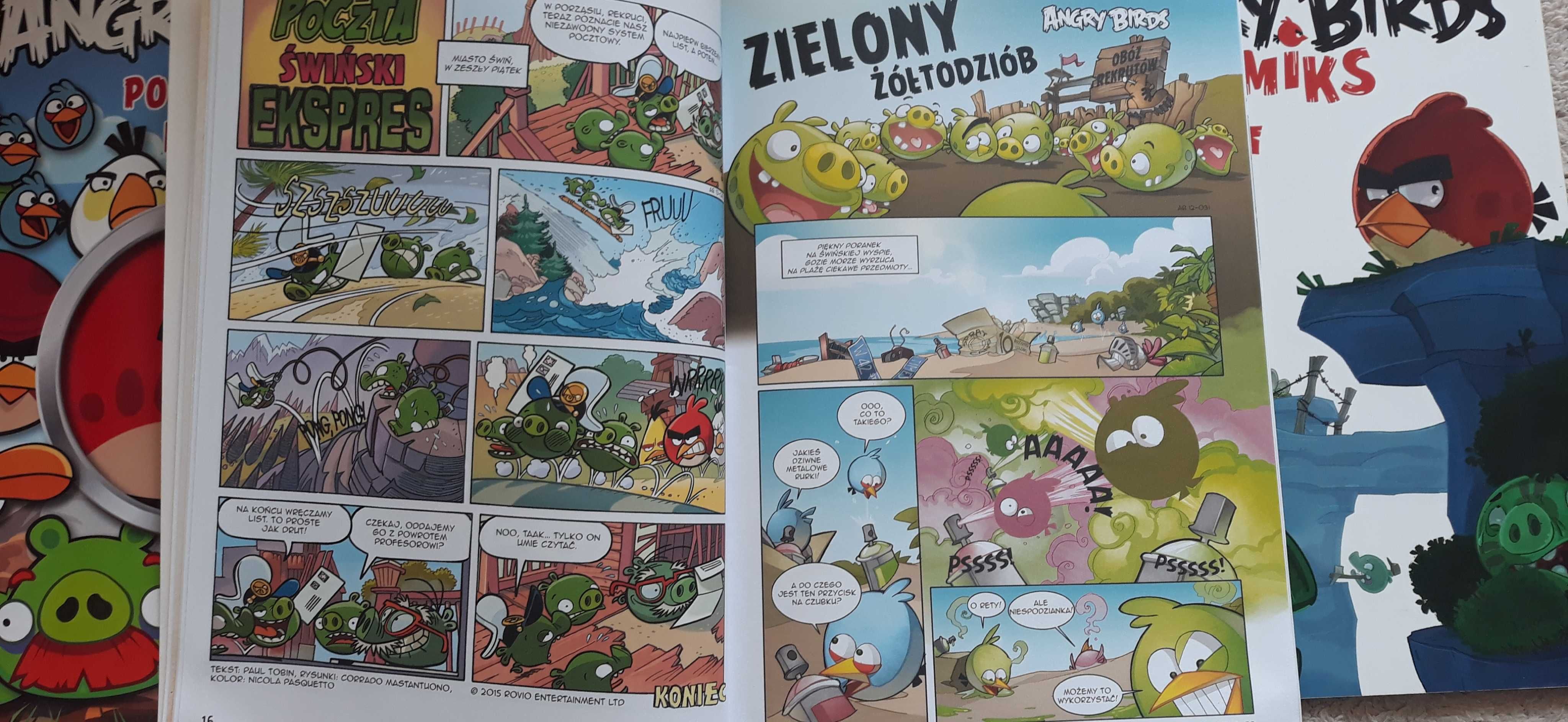 Książki Angry Birds ZESTAW komiks książka i GRATIS