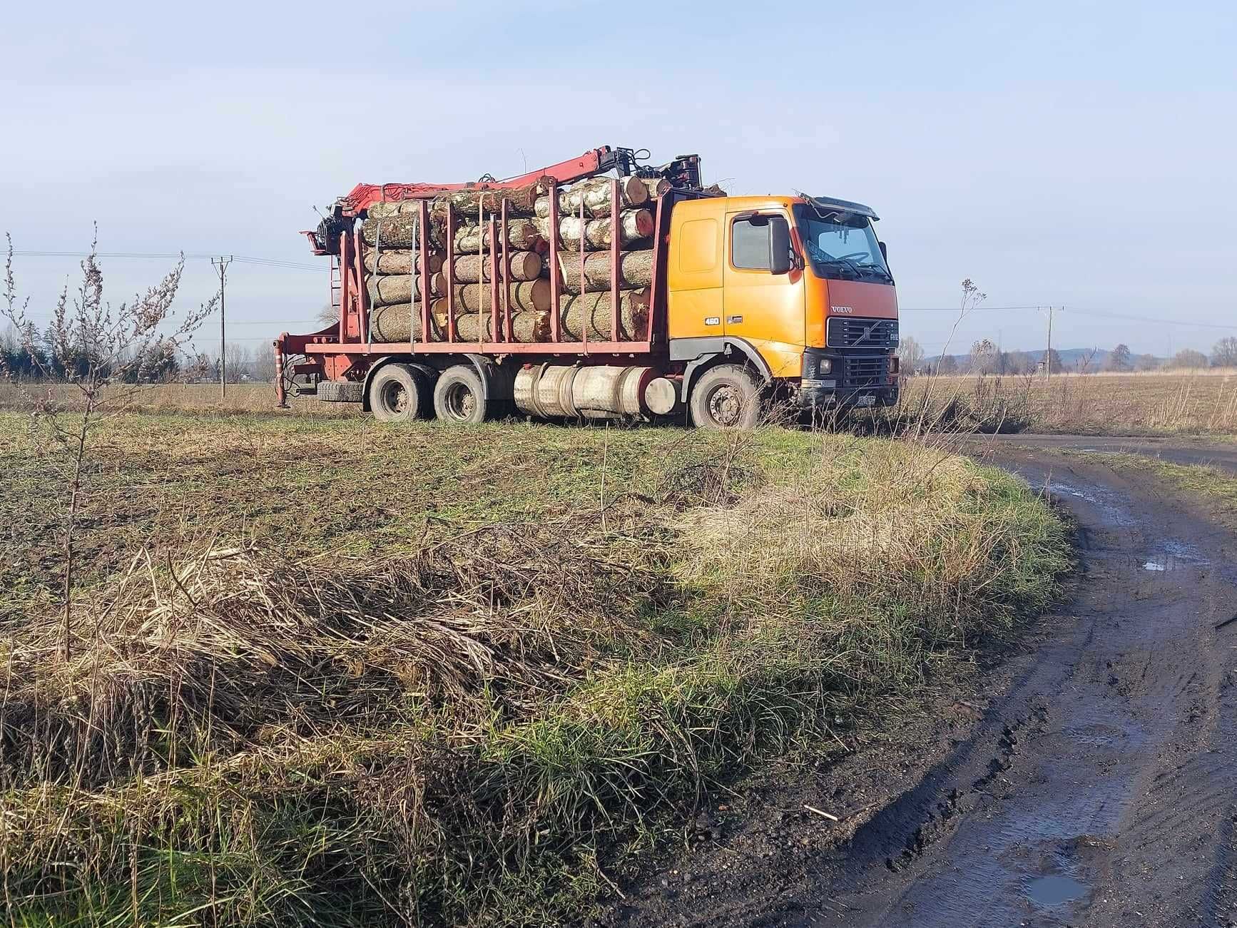 Transport Drewna od 1,2mb, Opału, HDS, Załadunek naczep