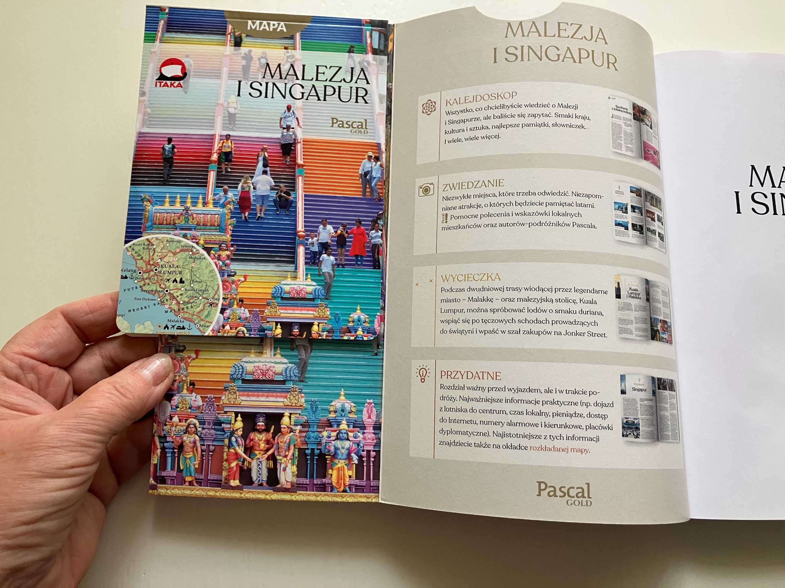 Malezja i Singapur-przewodnik ITAKA-Pascal złota seria+mapa