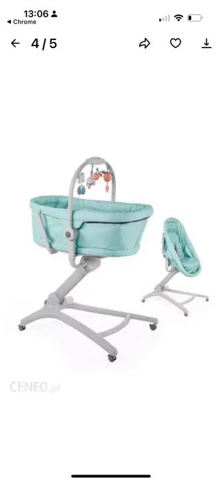 Дитяче ліжко стільчик Chicco Baby Hug 4в1