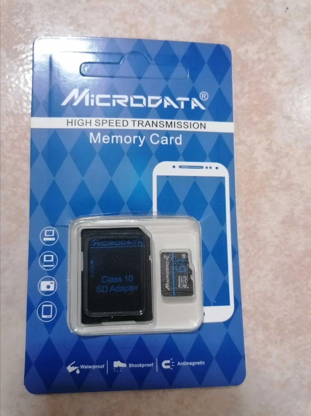 Cartão de memória micro SD 64GB Microdata