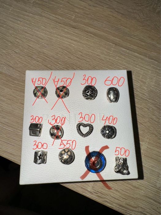 Pandora шарми  намистинки