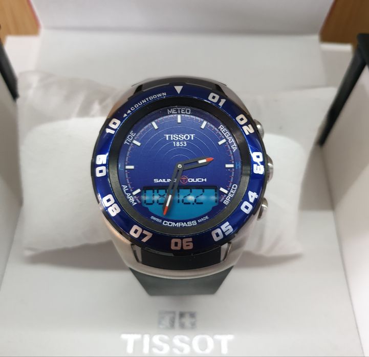 Zegarek Męski TISSOT SAILING TOUCH dla żeglaży ,regaty sporty wodne.
