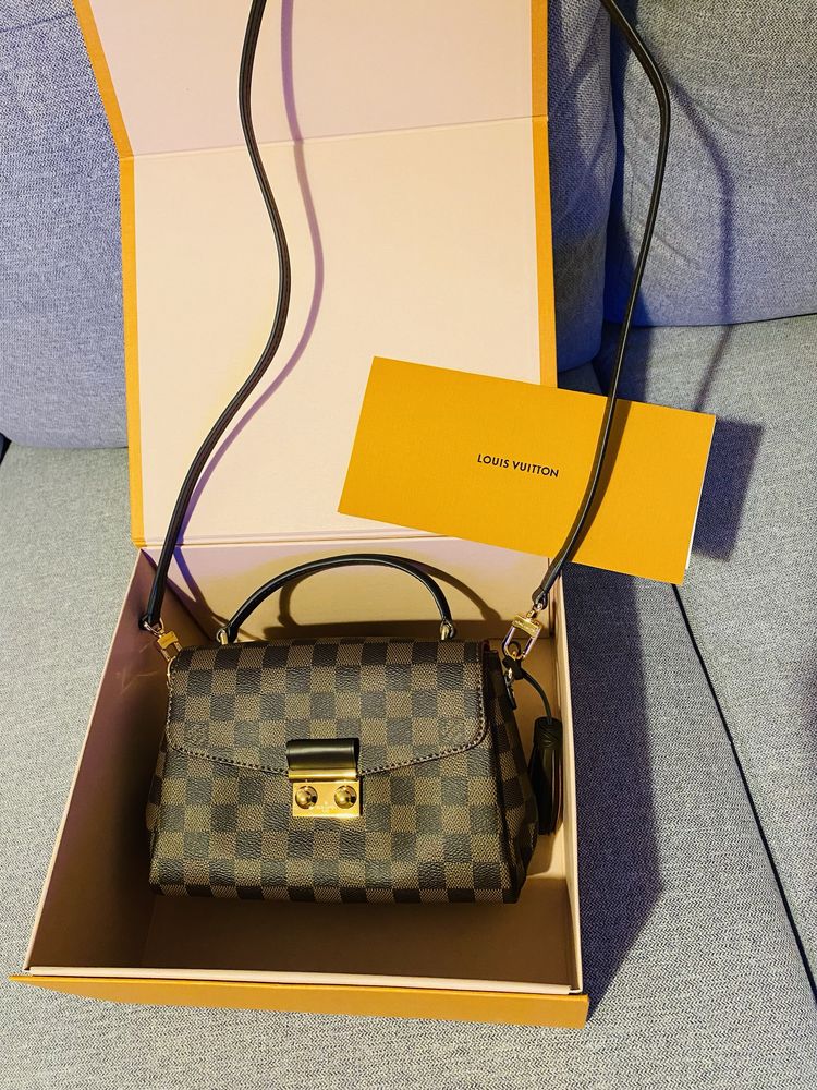 Torebka damska Croisette Damier Ebene Canvas Louis Vuitton LV