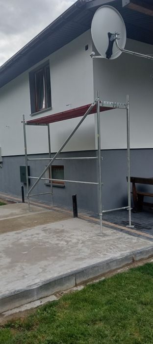 Rusztowanie elewacyjne użyte tylko raz na jednej budowie