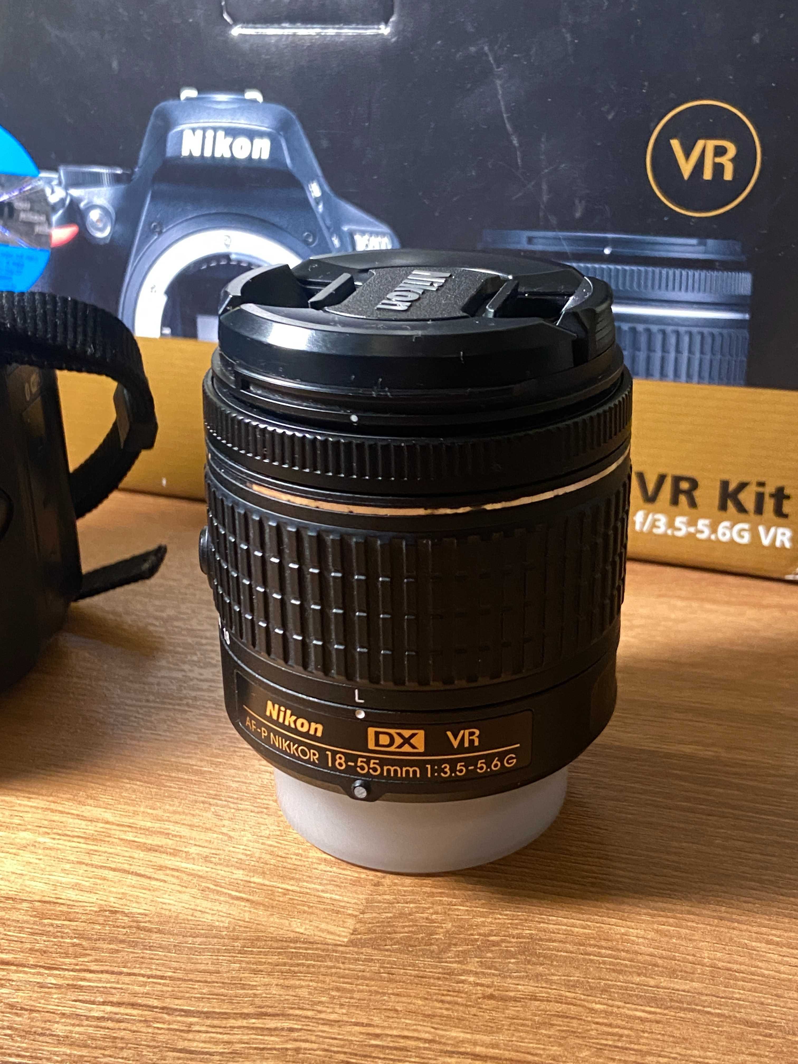 Máquina Fotográfica NIKON D5600 + AF- P 18-55mm VR