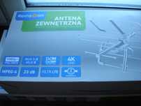 Zewnętrzna Antena TV DVB-T2 HEVC H.265 4K 23dB Filtr LTE zasięg 50km