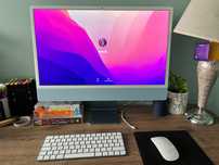 Apple iMac 24” M1  |8GB + 256GB| Niebieski