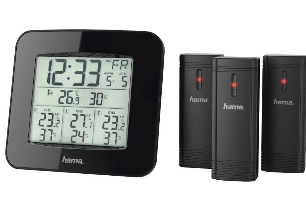 Stacja pogodowa HAMA EWS-TRIO - termometr - wilgotnościomierz