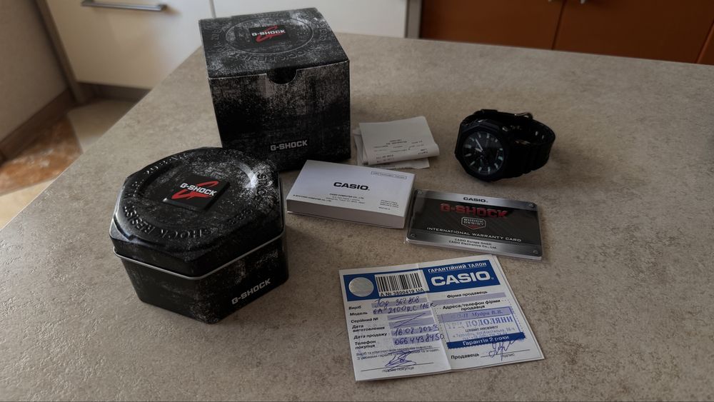 Спортивний годинник G-Shock Casio GA-2100RC-1AEK