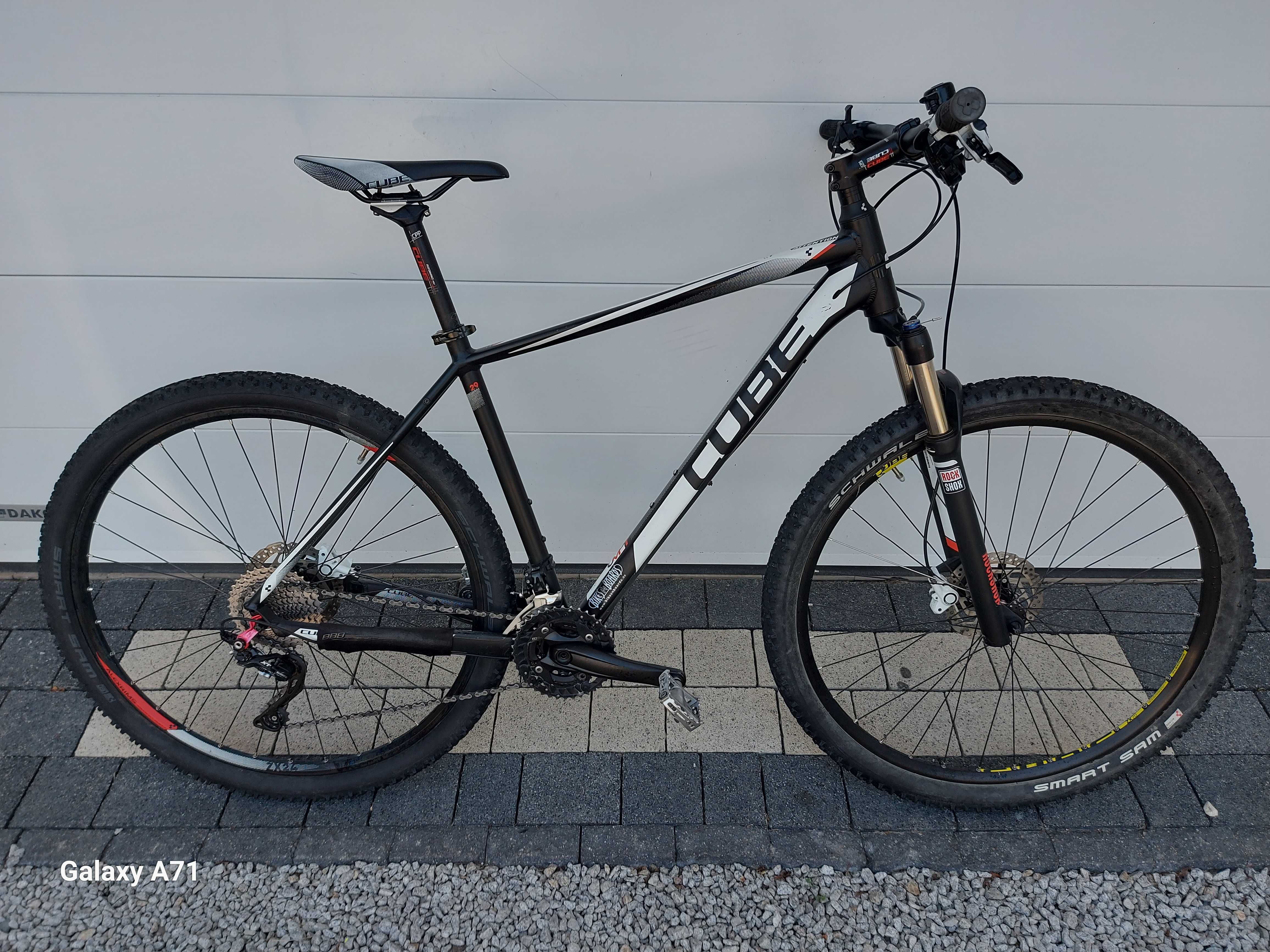 Rower górski CUBE ATTENTION-koła 29",DEORE XT,ROCKSHOX,rama 21"