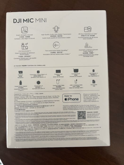 Dji mic mini (2 TX + 1RX)
