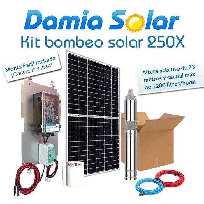 KIT bomba solar( novo )  ecolsolar 250x