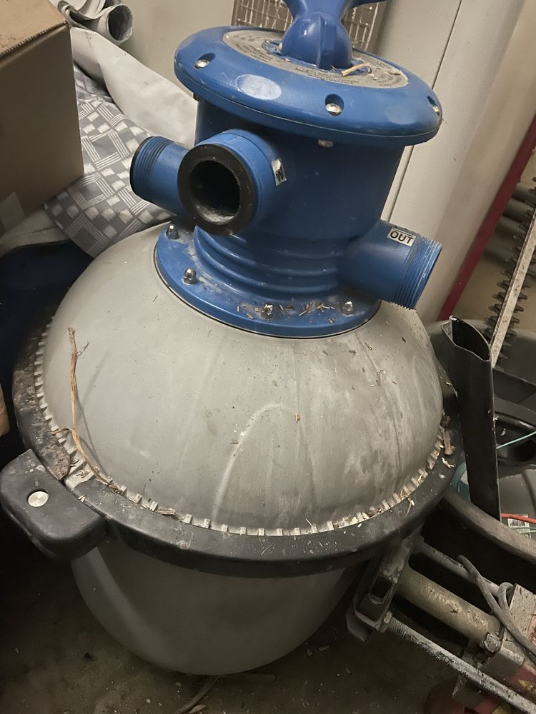 Motor de piscina com filtro