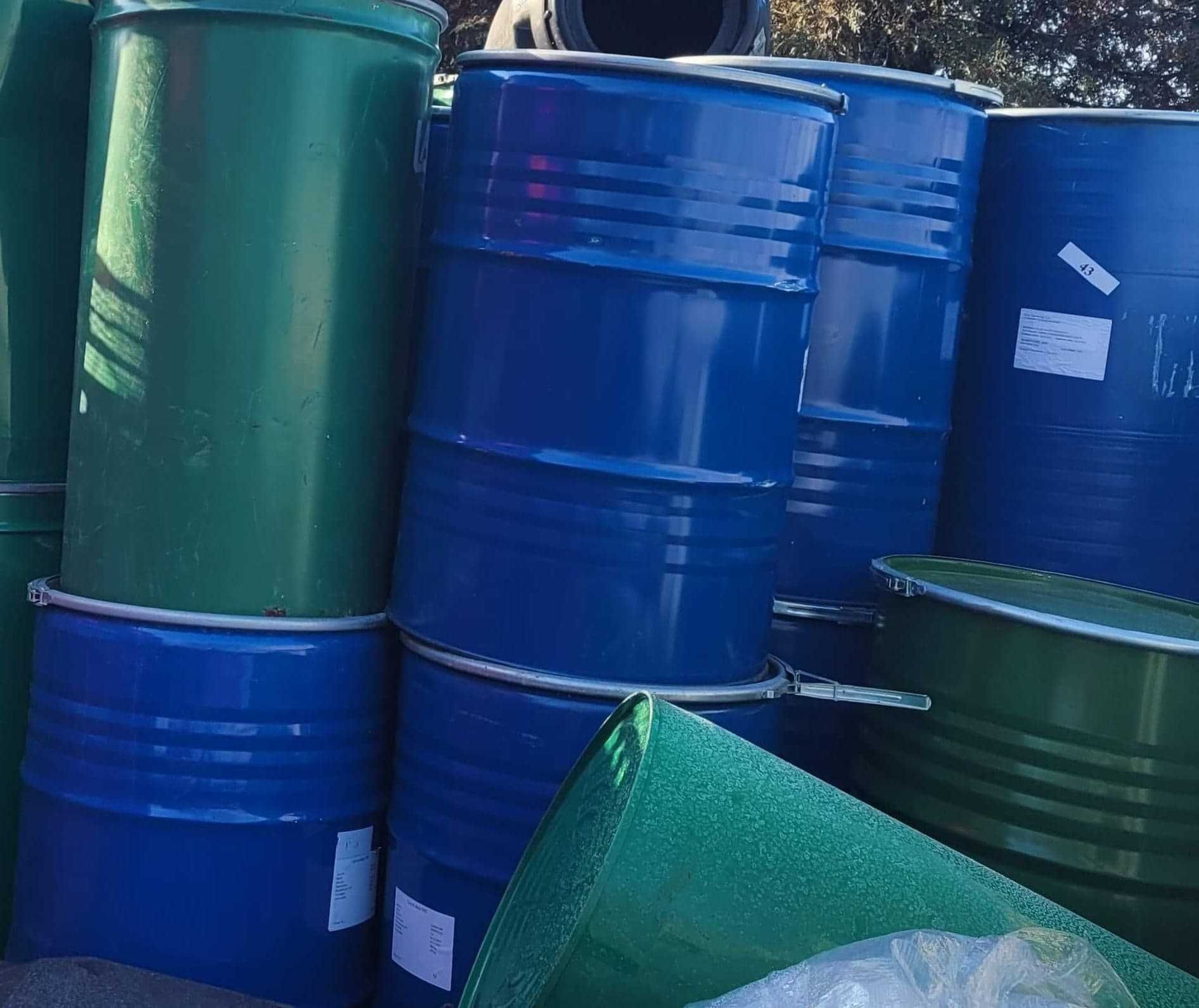 Beczka metalowa 200l po spożywce