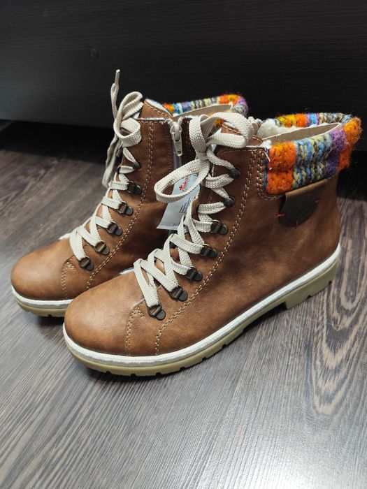 Жіночі зимові ботильйони, черевики Rieker