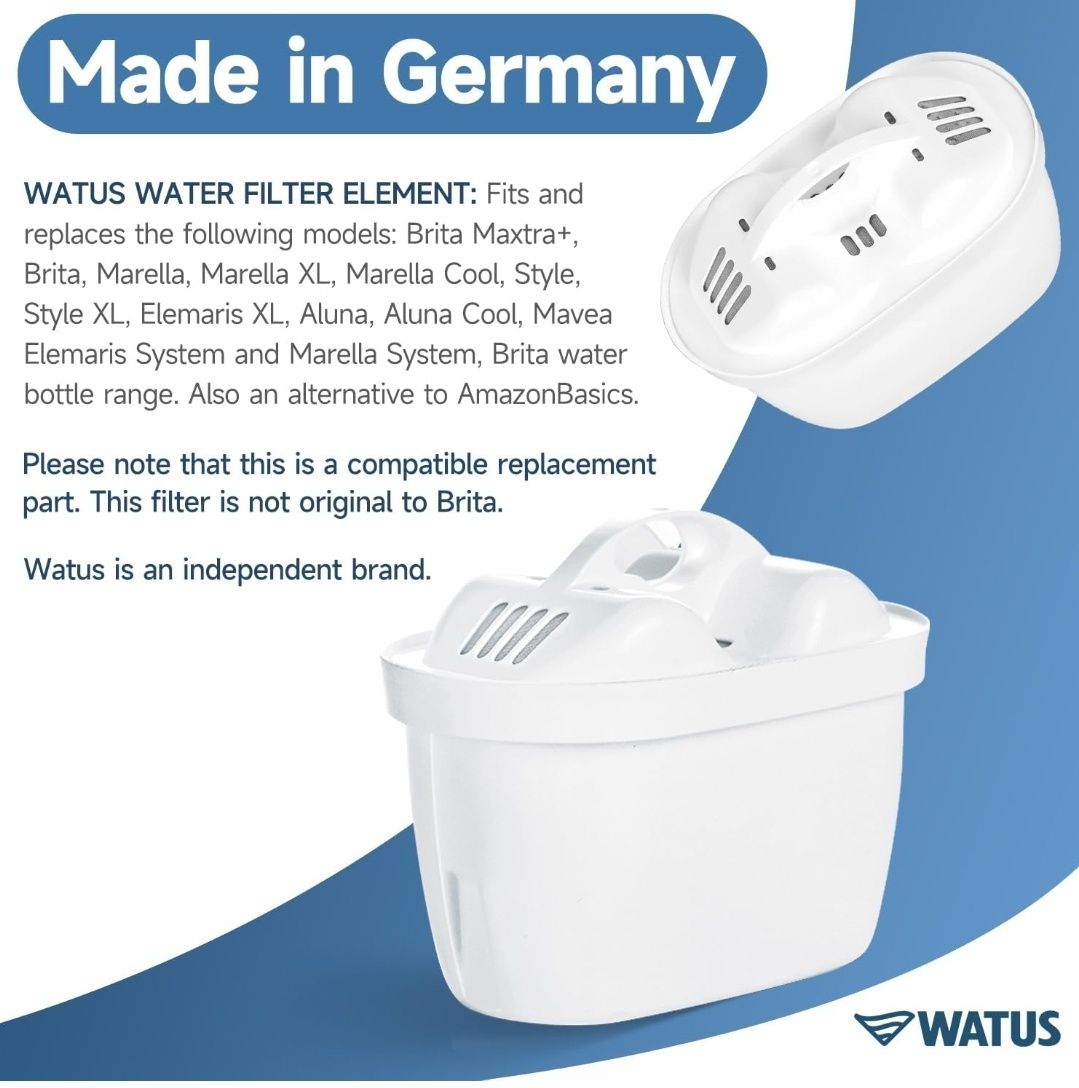Watus Wkłady filtrujące do wody, do Brita Maxtra+ i Maxtra 6szt