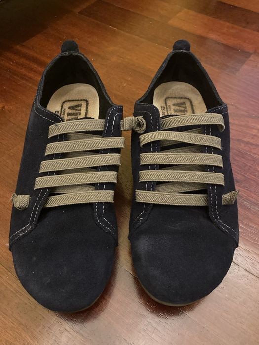 Sapatos senhora/mulher camurça azul 38